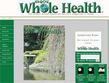 Tablet Screenshot of enjoywholehealth.com